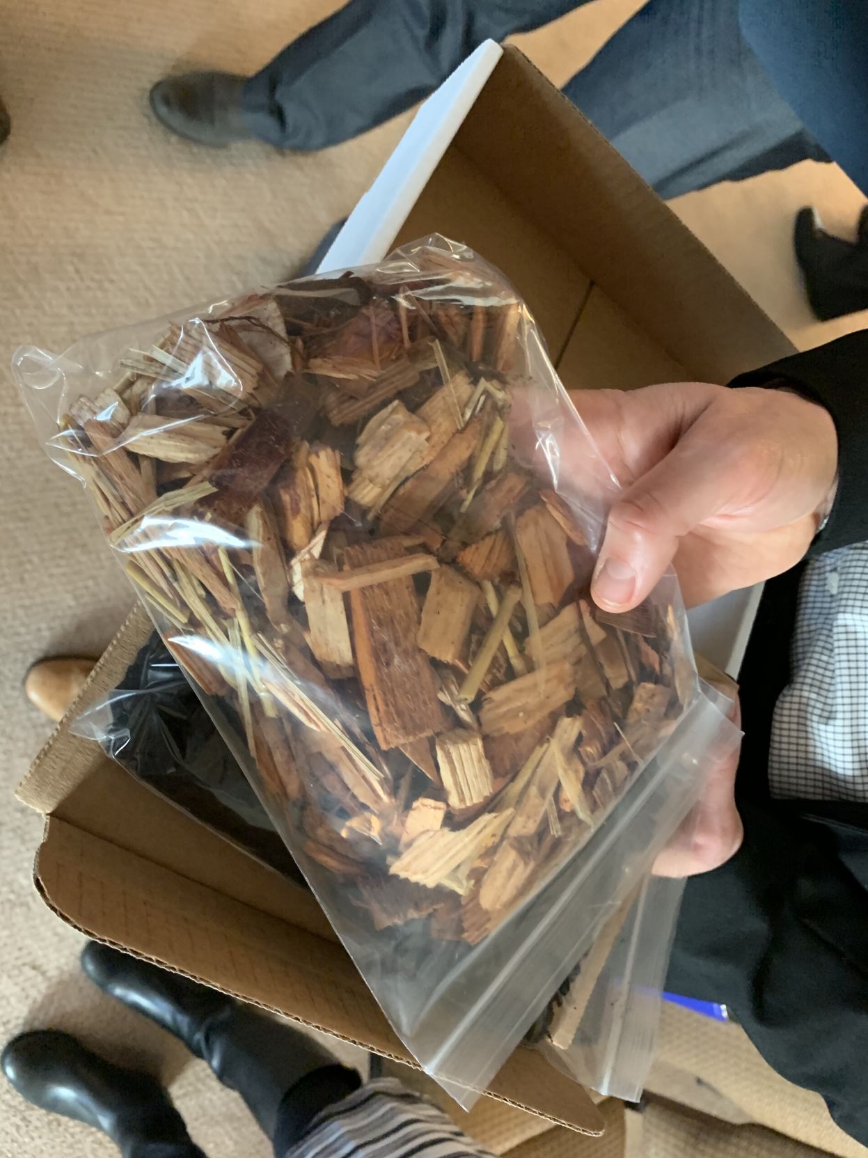 Organic materials used in decomposition